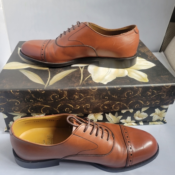 Regal Established 1880 Brown Leather Men Dress Shoes Size EU 25 EE Us 9 - Picture 3 of 6